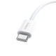 Baseus Superior USB C to USB C data cable 1 m 30 W White Baseus Superior USB C to USB C data cable 1 m 30 W White