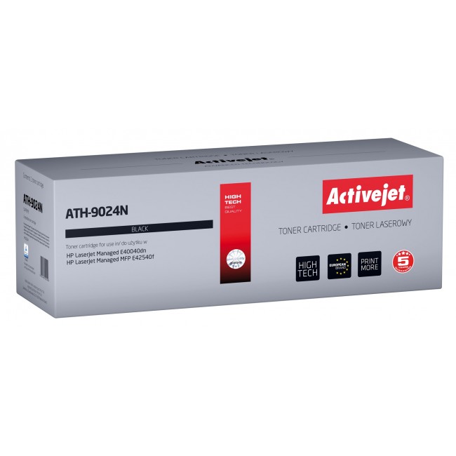 Activejet ATH-9024N Toner for HP printers Replacement HP W9024MC Supreme 11500 pages black Activejet ATH-9024N Toner for HP printers Replacement HP W9024MC Supreme 11500 pages black