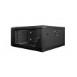 Lanberg wall-mounted installation rack cabinet 19'' 4U 600x600mm black (glass door) Lanberg wall-mounted installation rack cabinet 19'' 4U 600x600mm black (glass door)