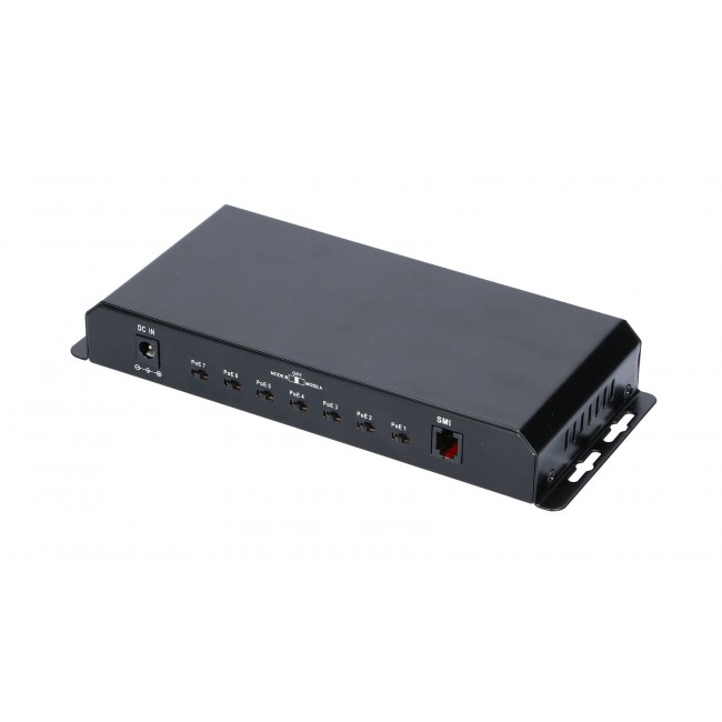 Extralink PoE Switch KRATOS 7x Gigabit PoE, 1x Uplink RJ45, Power Supply 24V 2.5A, 60W