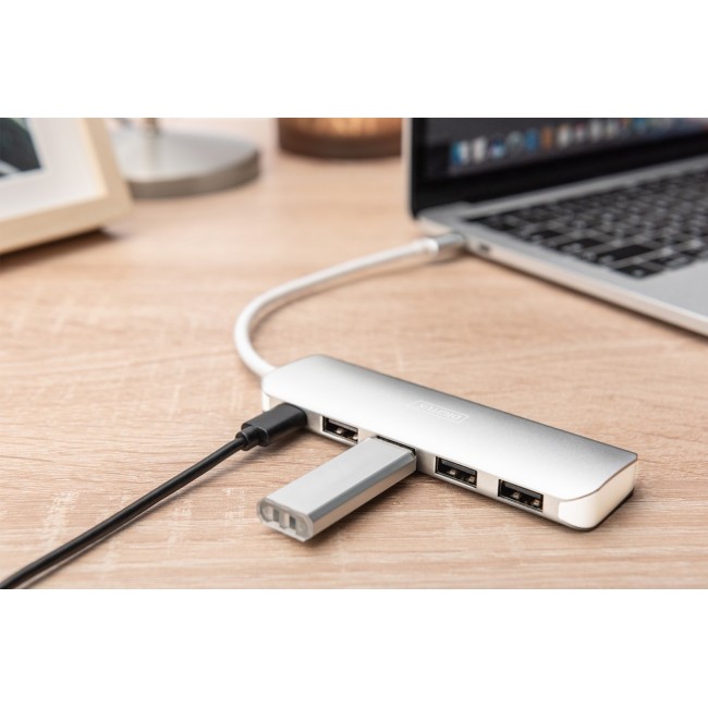 Digitus USB Type-CTM 4 port hub (USB 3.0) + PD