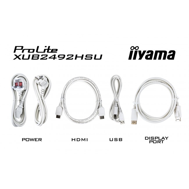 iiyama XUB2492HSU-W6 computer monitor 60.5 cm (23.8 iiyama XUB2492HSU-W6 computer monitor 60.5 cm (23.8