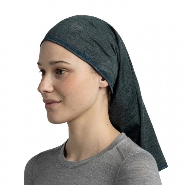 Buff Lightweight Merino Wool Multifunctional scarf Green