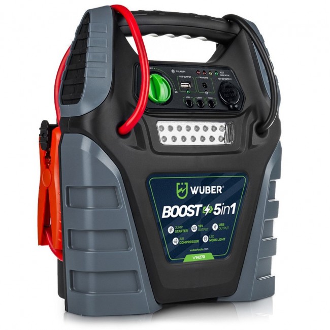 5-in-1 booster compressor with jump starter W14270 WUBER