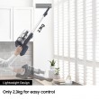 Samsung VS15A60AGR5 stick vacuum/electric broom 2-in-1 stick vacuum Battery Dry HEPA Bagless 150 W Silver