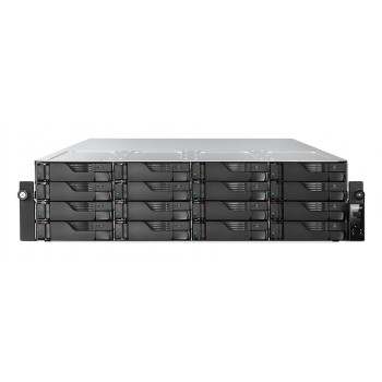 Asustor LOCKERSTOR 16R Pro Gen2 NAS Desktop AMD Ryzen 7 7745 16 GB DDR5 0 TB Black, Steel