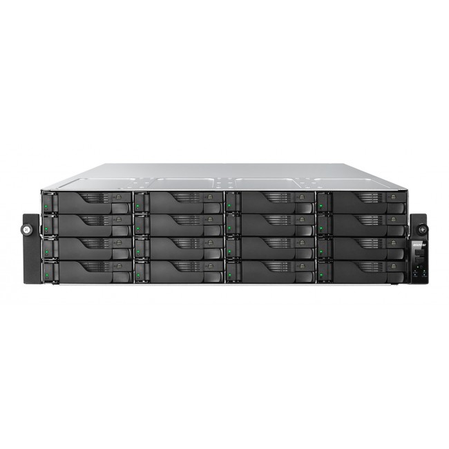 Asustor LOCKERSTOR 16R Pro Gen2 NAS Desktop AMD Ryzen 7 7745 16 GB DDR5 0 TB Black, Steel