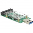 DeLOCK 62681 interface cards/adapter mSATA
