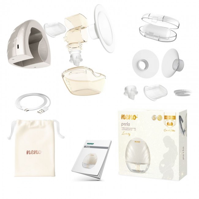 Neno Perla three-phase cordless premium electronic breast pump Neno Perla three-phase cordless premium electronic breast pump