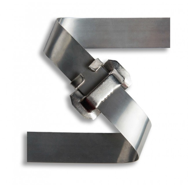 Extralink Stainless steel strip SS201 0,7mm for mounting on power poles, 10mm x 0.7mm, 50m