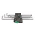 Wera 950/9 Hex-Plus 4 L-key set, metric, chrome-plated