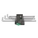 Wera 950/9 Hex-Plus 4 L-key set, metric, chrome-plated