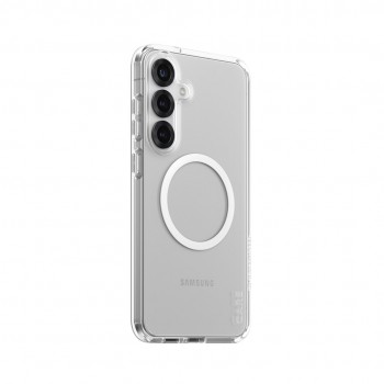 PanzerGlass CARE by Flagship Case Transparent Urban Combat w. White Qi Compatible Samsung Galaxy S25+