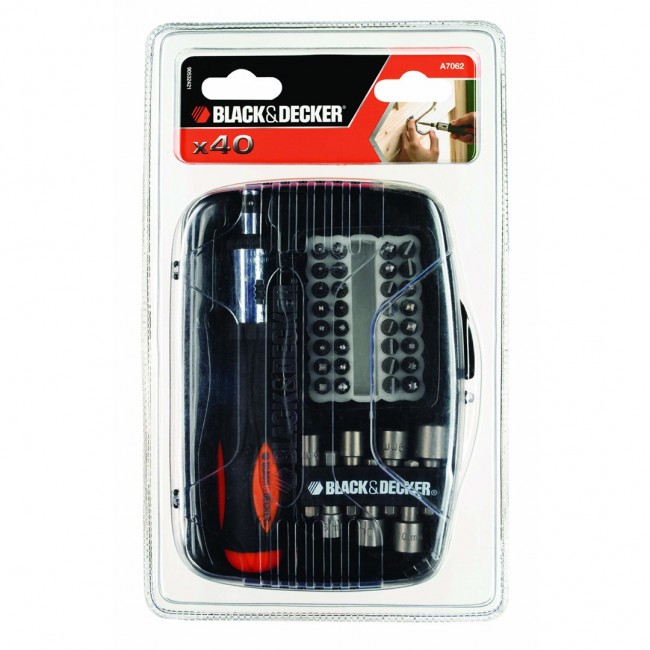 Black & Decker A7062 manual screwdriver Multi-bit screwdriver Ratchet screwdriver Black & Decker A7062 manual screwdriver Multi-bit screwdriver Ratchet screwdriver