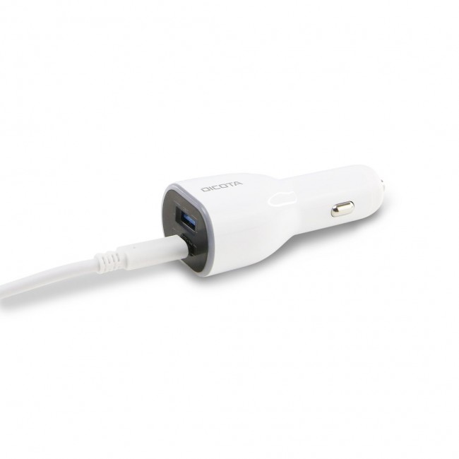 DICOTA D31932 mobile device charger Laptop, Smartphone, Tablet White Cigar lighter Auto