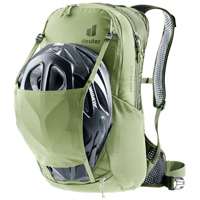 Bicycle backpack - Deuter Race Air 14+3 (Mineral/Grove)