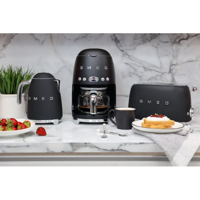Smeg 50's Style Toaster TSF01BLMEU Black