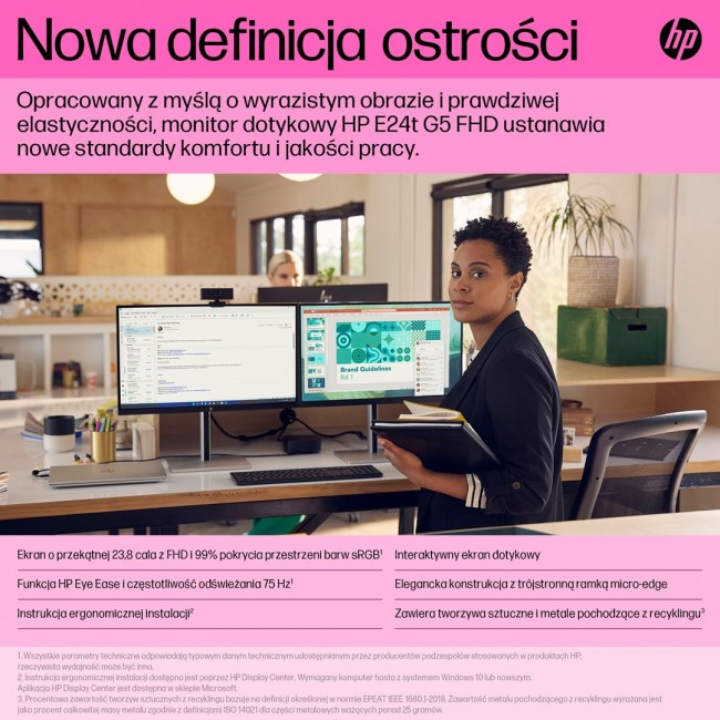 HP E24t G5 FHD Touch Monitor