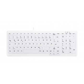 Contour Design Active Key Contour ClassicClean Medical Keyboard Removable Cover Compact Wired White DE C7000