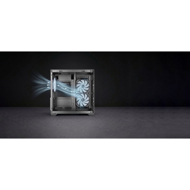 Mars Gaming MCVIEW3 computer case Mini Tower Black