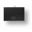 KeySonic KSK-5211ELU (DE) keyboard Home USB QWERTZ German Black