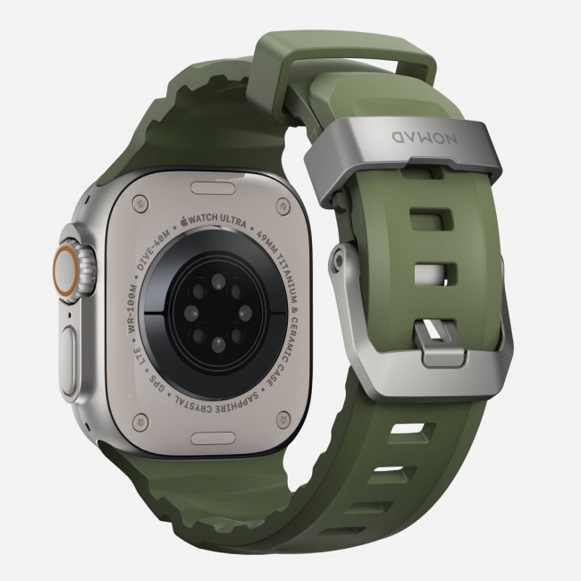 Nomad Rocky Point Band Natural Leather, Titanium