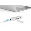 Digitus USB Type-CTM 3-Port Hub + Gigabit Ethernet