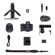Canon EOS R50, Black + RF-S 18-45mm F4.5-6.3 IS STM Kit