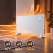 Extralink SMART GLASS PANEL HEATER, WHITE, 2000W, WIFI, LPL-23A-WH