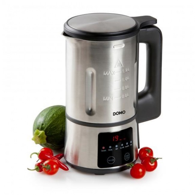 Domo DO727BL soup maker Stainless steel 1.2 L