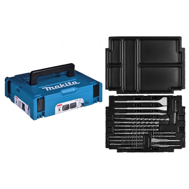 Makita Drill And Chisel Set SDS Plus 17pcs B-53877 B53877 (B-53877) Makita Drill And Chisel Set SDS Plus 17pcs B-53877 B53877 (B-53877)