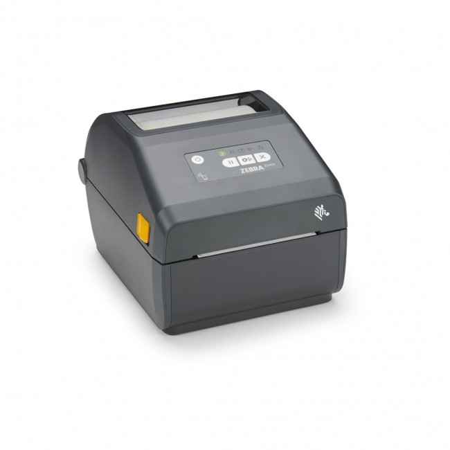 Thermal Transfer Printer (74/300M) ZD421 203 dpi, USB, USB Host, Modular Connectivity Slot, BTLE5, EU and UK Cords, Swiss Font, EZP Thermal Transfer Printer (74/300M) ZD421 203 dpi, USB, USB Host, Modular Connectivity Slot, BTLE5, EU and UK Cords, Swiss Font, EZP