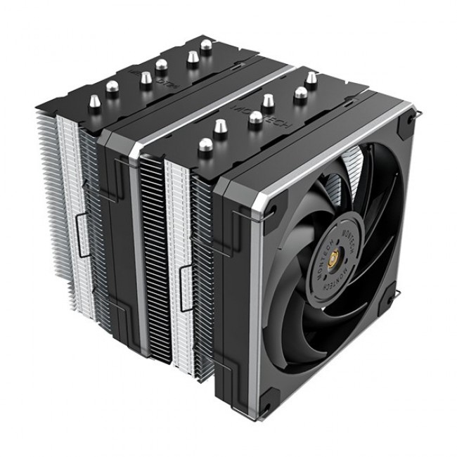 Montech METAL DT24 BASE computer cooling system Processor Air cooler 12 cm Black 2 pc(s) Montech METAL DT24 BASE computer cooling system Processor Air cooler 12 cm Black 2 pc(s)