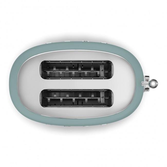 Smeg TSF01EGMEU toaster 6 2 slice(s) 950 W Chrome, Green