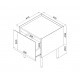 Cama Bedside table, 2 pcs. FELLINI 40x41x60 olive + oiled oak top Cama Bedside table, 2 pcs. FELLINI 40x41x60 olive + oiled oak top