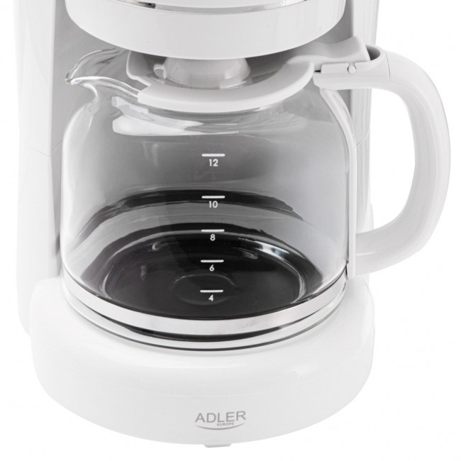 Adler AD 4383w Drip coffee maker for ground coffee 1.5 L white
