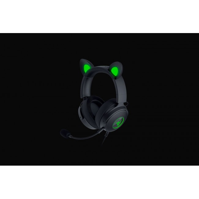 Razer Wired, Over-Ear, Black, Gaming Headset, Kraken V2 Pro, Kitty Edition
