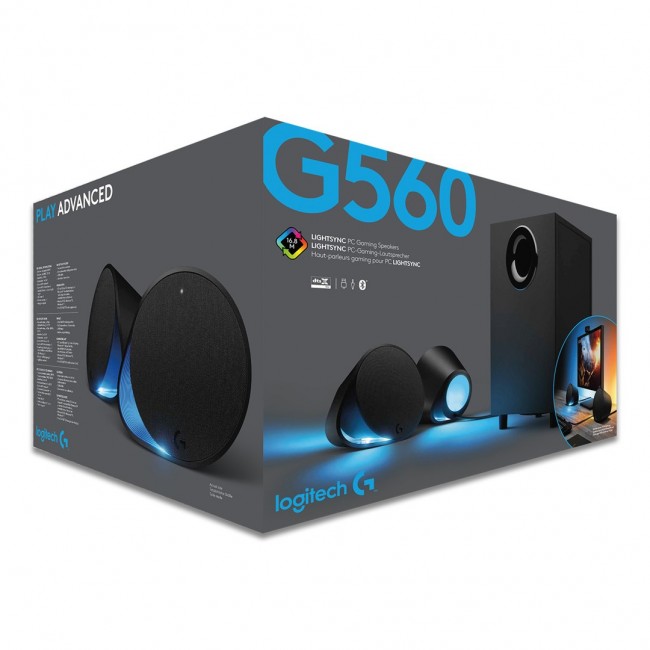 Logitech G G560 LIGHTSYNC PC Gaming Speakers Logitech G G560 LIGHTSYNC PC Gaming Speakers