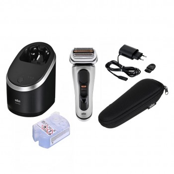 Braun Series 9 Pro+ 9565cc Electric shaver Silver, Black