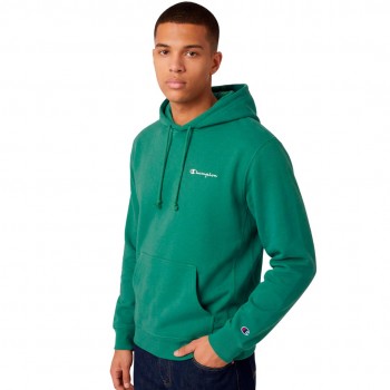 Bluza męska Champion Hooded Sweatshirt zielona 221791 GS108 M