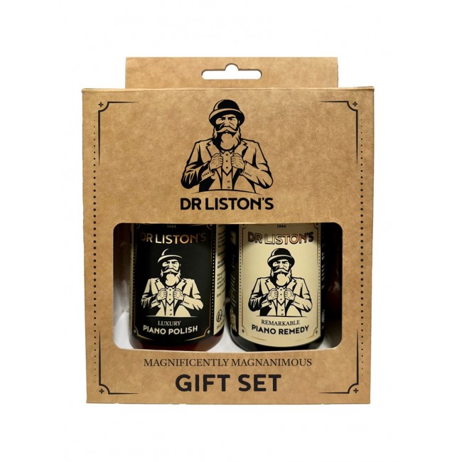 Dr. Liston s Piano Care Gift Set DR-GS-PRPP - zestaw do czyszczenia i polerowania pianina 2 150 ml