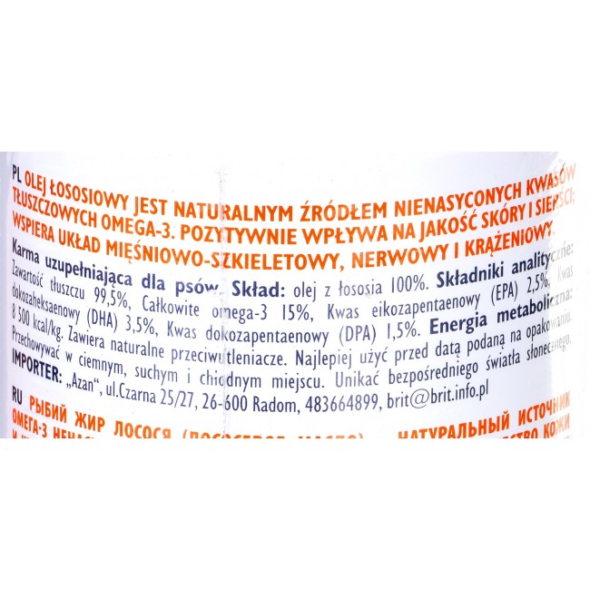 Brit Care Salmon oil 1000ml Brit Care Salmon oil 1000ml