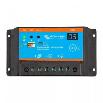 Charge controller VICTRON ENERGY BlueSolar PWM 12/24V - 20A (SCC010020020)