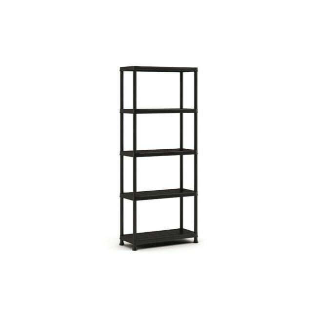 KETER PLASTIC BOOKCASE 5 SHELVES 75 x 32 x 176 cm