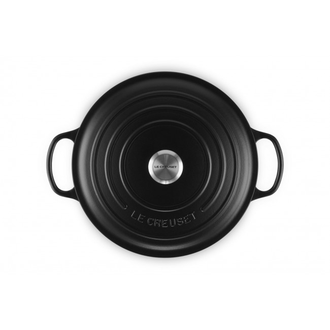 Le Creuset Signature 8.1 L Round Black Le Creuset Signature 8.1 L Round Black