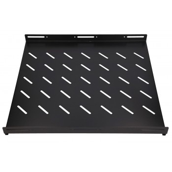 Extralink Fixed shelf 1U 600mm Black 19