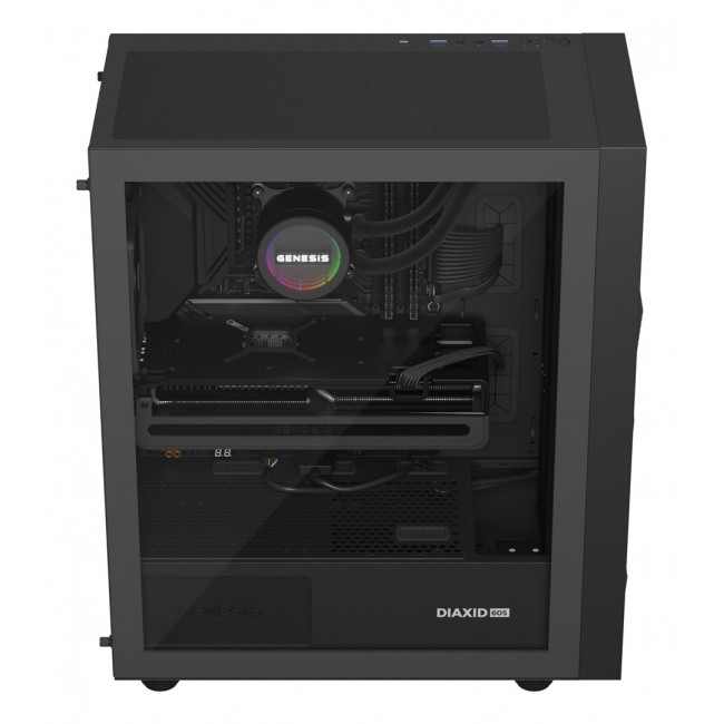 GENESIS NLG-2320 computer cooling system Computer case Liquid cooling kit Black GENESIS NLG-2320 computer cooling system Computer case Liquid cooling kit Black