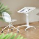 Maclean MC-453 W Mobile Laptop Desk with Pneumatic Height Adjustment, Laptop Table with Wheels, 80 x 52 cm, Max. 8 kg, Height Adjustable Max. 109 cm (White) Maclean MC-453 W Mobile Laptop Desk with Pneumatic Height Adjustment, Laptop Table with Wheels, 80 x 52 cm, Max. 8 kg, Height Adjustable Max. 109 cm (White)