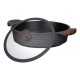 Resto Kitchenware 93506 saucepan 4.4 L Round Black, Wood Resto Kitchenware 93506 saucepan 4.4 L Round Black, Wood