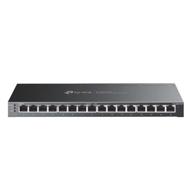 TP-Link TL-SG2016P network switch L2/L3/L4 Gigabit Ethernet (10/100/1000) Power over Ethernet (PoE) Black